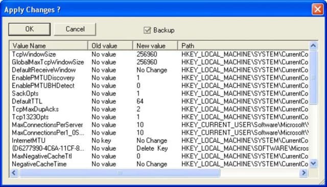TCP Optimizer screenshot 1