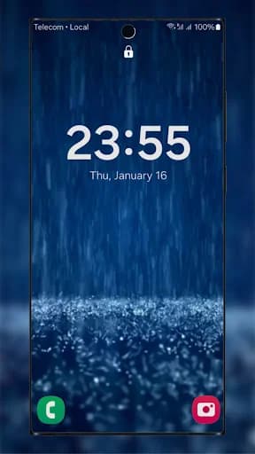 Realistic Rain Live Wallpaper screenshot 3