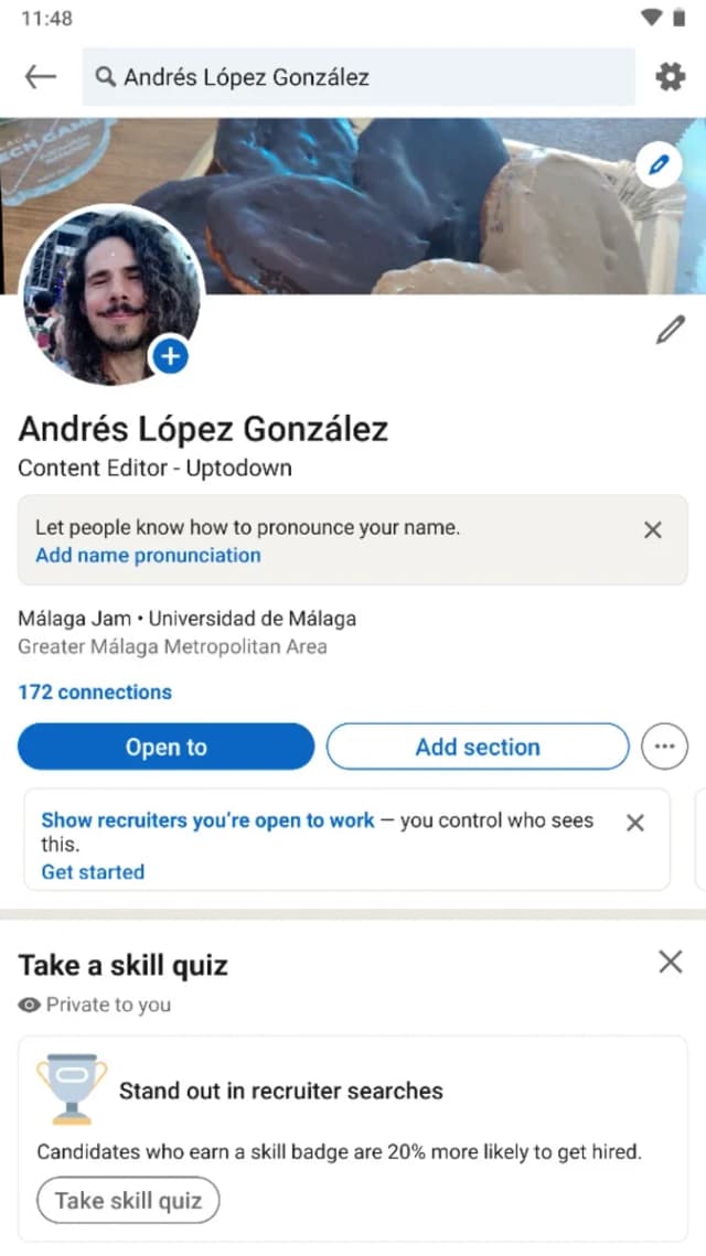 LinkedIn screenshot 3
