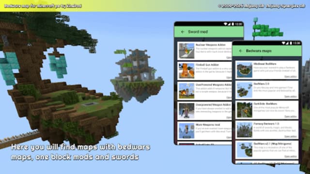 bedwars map for minecraft pe screenshot 3