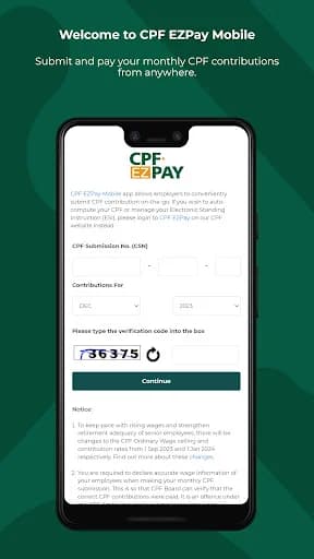 CPF EZPay Mobile screenshot 1