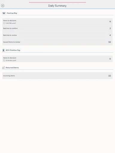 NB|AZ Positive Pay screenshot 5