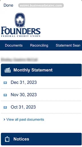 Founders FCU – Mobile Banking screenshot 2
