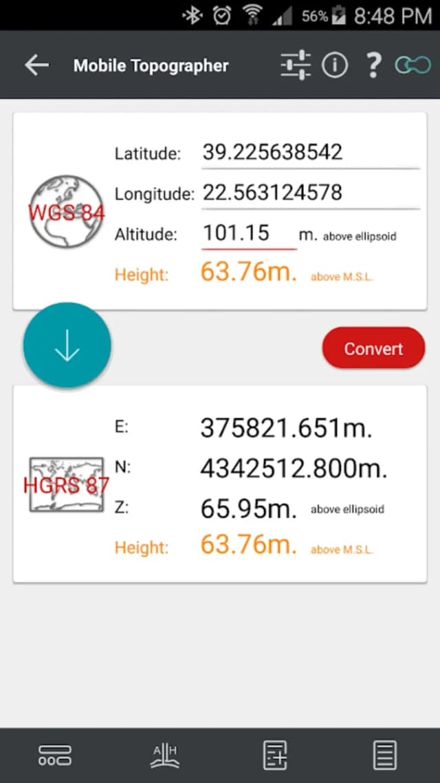 Mobile Topographer screenshot 1