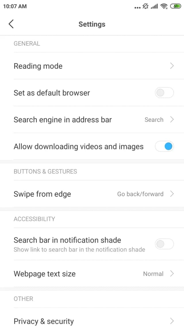 Captura 6 de Mi Browser