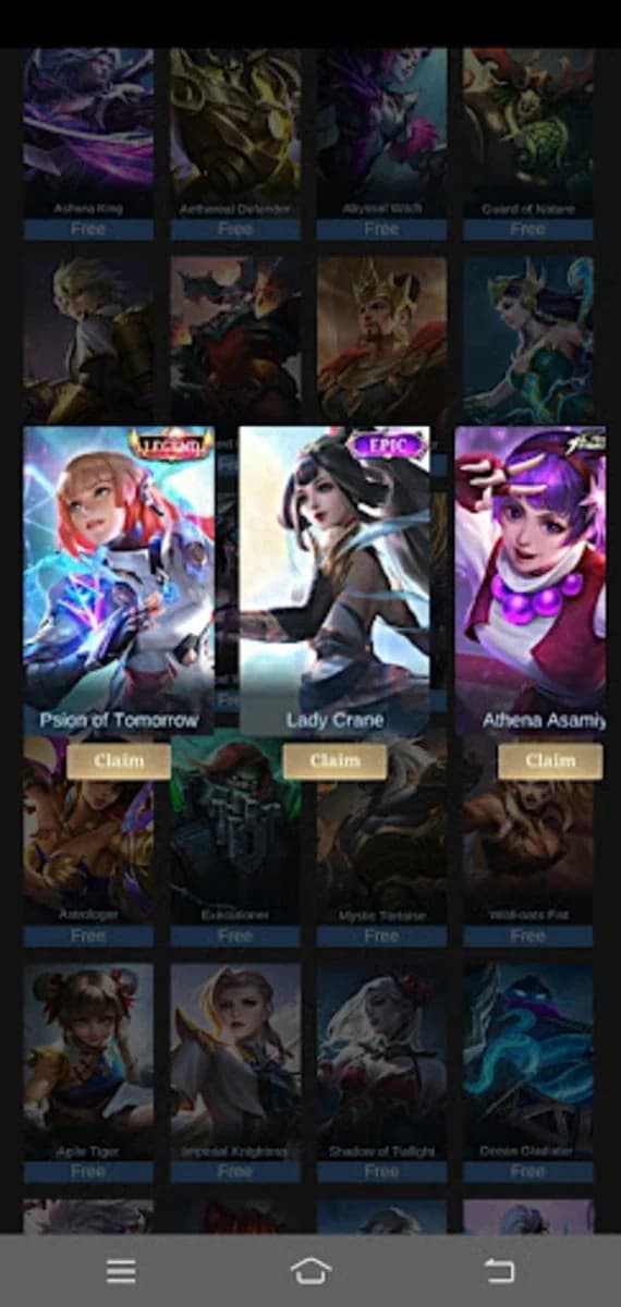 Skin Mobile Legend Collection screenshot 3