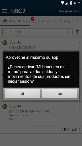 Enlace BCT Mi banco en mi mano screenshot 4