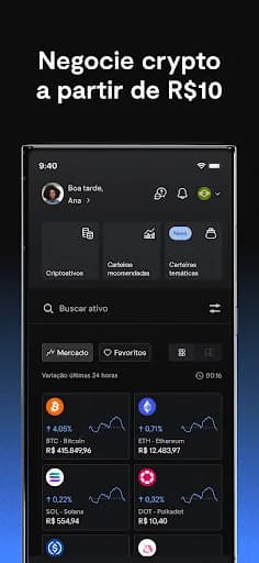 Mynt: Bitcoin, ETH, SOL e mais screenshot 2
