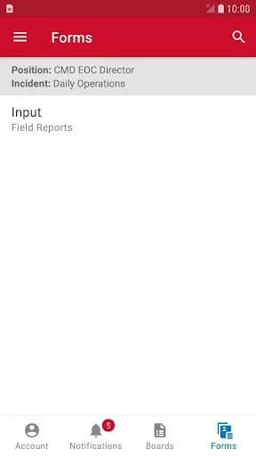 WebEOC screenshot 5