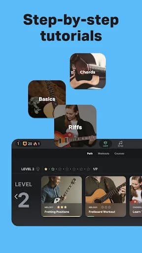 Yousician: Learn & Play Guitar screenshot 4