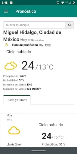CONAGUAClima screenshot 1
