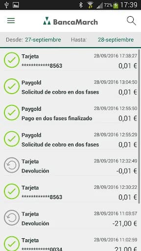 BANCA MARCH TPV MÓVIL screenshot 3