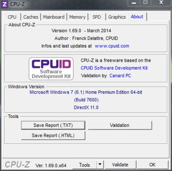 CPU-Z Portable screenshot 4