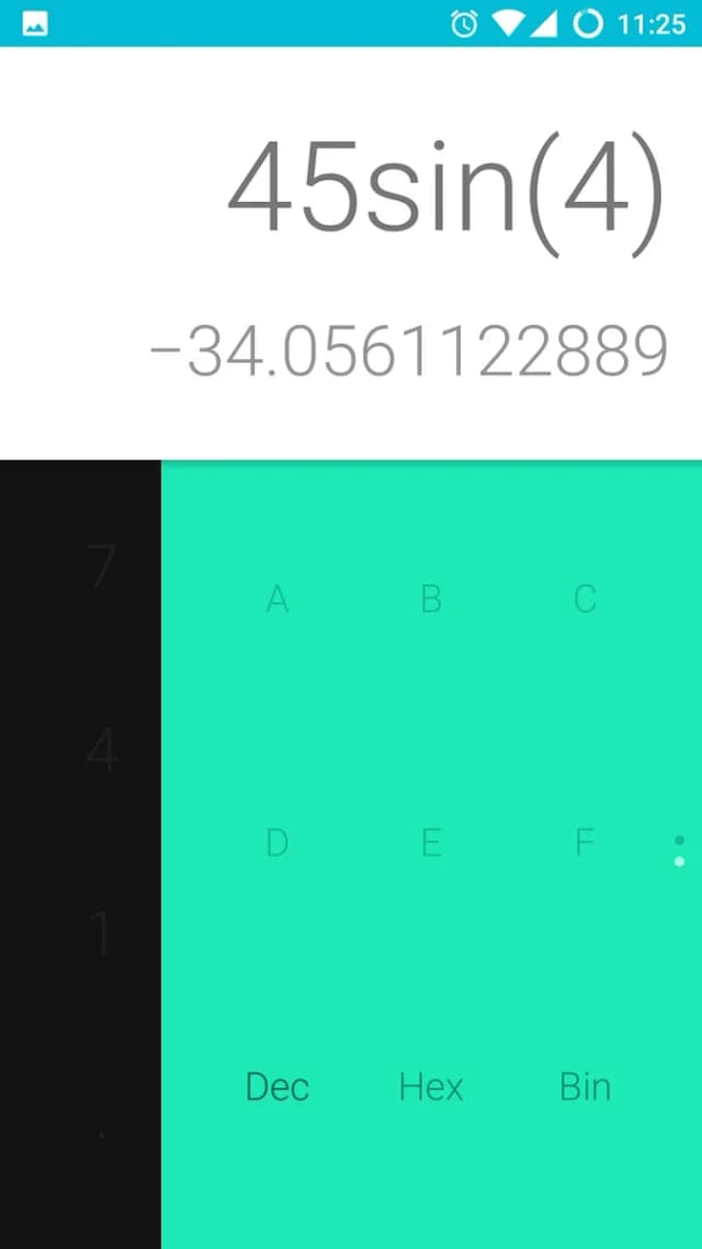 Google Calculator screenshot 4