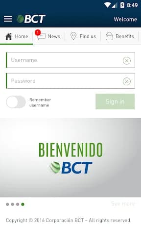 Enlace BCT Mi banco en mi mano screenshot 1