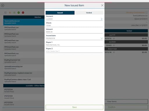 NB|AZ Positive Pay screenshot 6
