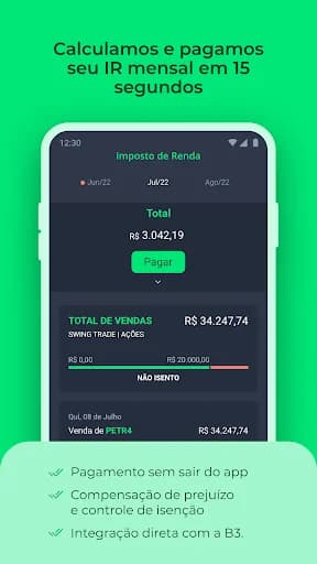Grana - IR da bolsa automático screenshot 4