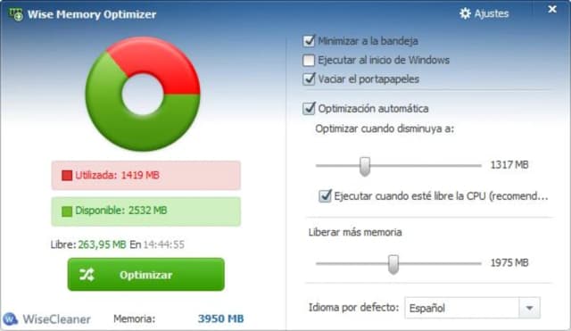 Wise Memory Optimizer screenshot 3