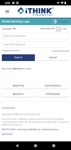 iTHINK Financial Mobile App screenshot 1