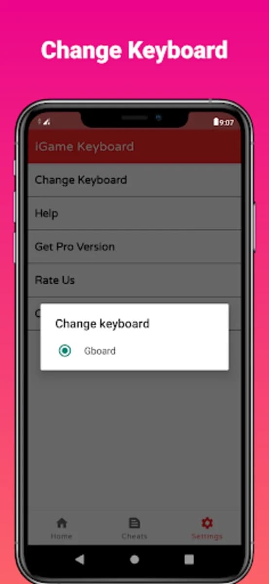 iGame Keyboard screenshot 2