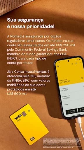 Nomad: Conta em Dólar e Cartão screenshot 6