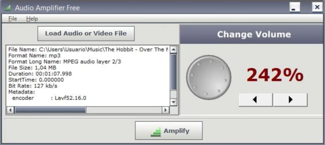 Audio Amplifier screenshot 1