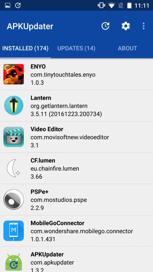 APKUpdater screenshot 5