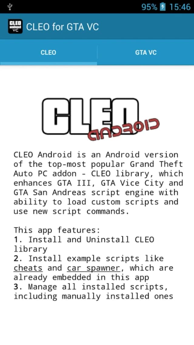 CLEO VC screenshot 3