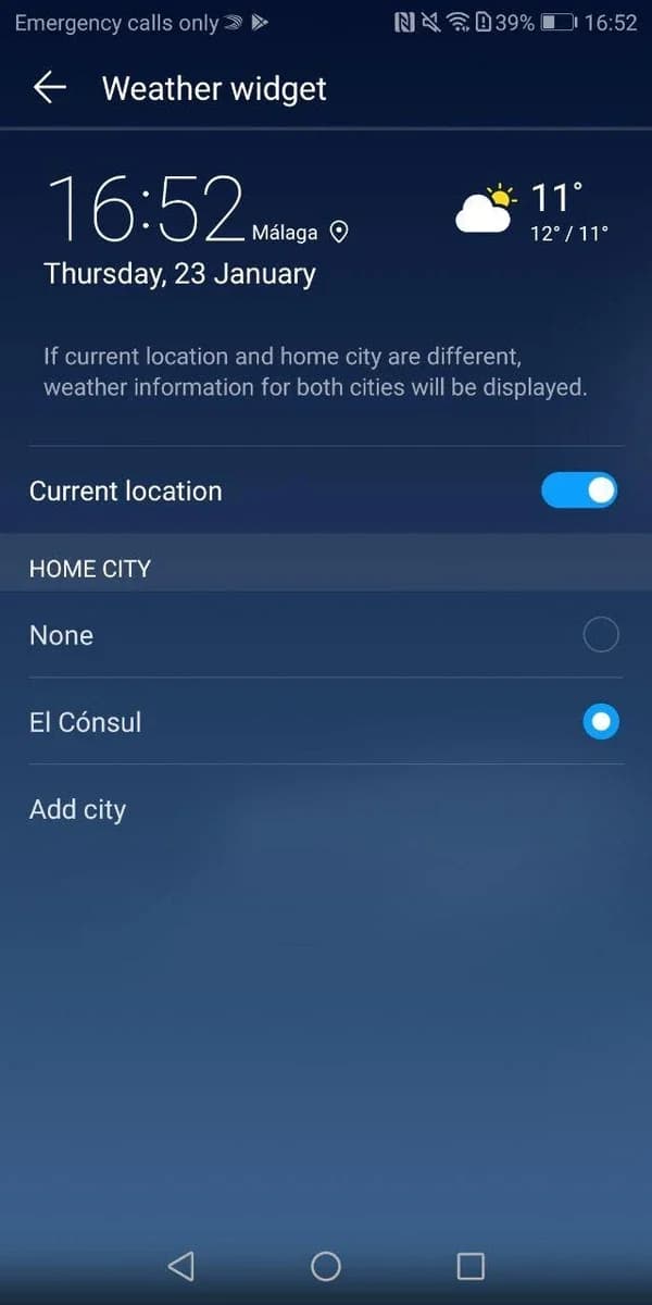HUAWEI Weather screenshot 3