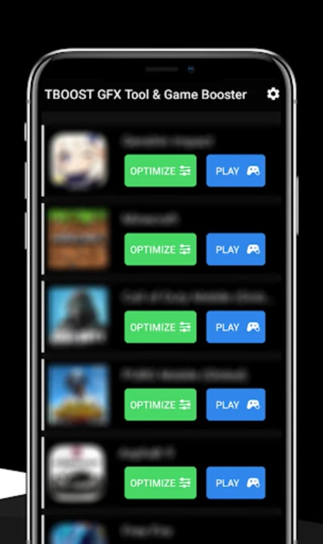 TBOOST Game Booster & GFX Tool screenshot 2