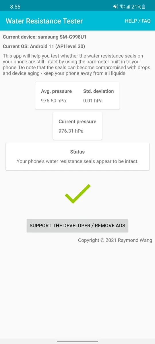 Water Resistance Tester screenshot 3