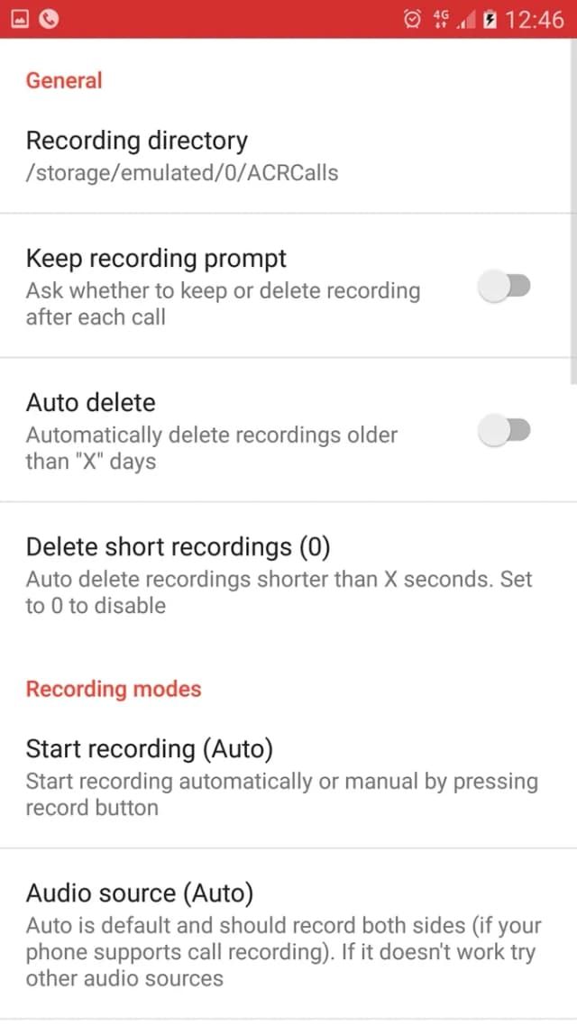 Call Recorder - ACR screenshot 1