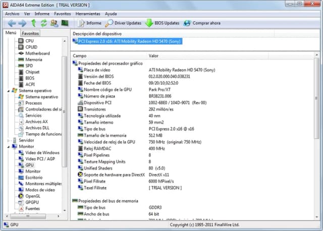 Aida64 Extreme screenshot 4
