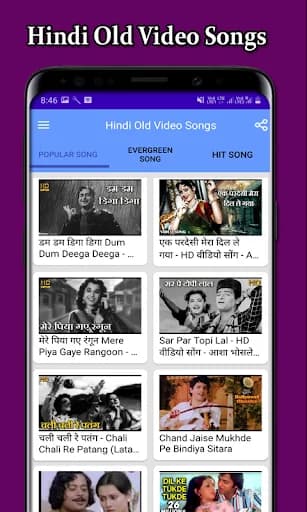 Hindi Old Video Songs screenshot 2