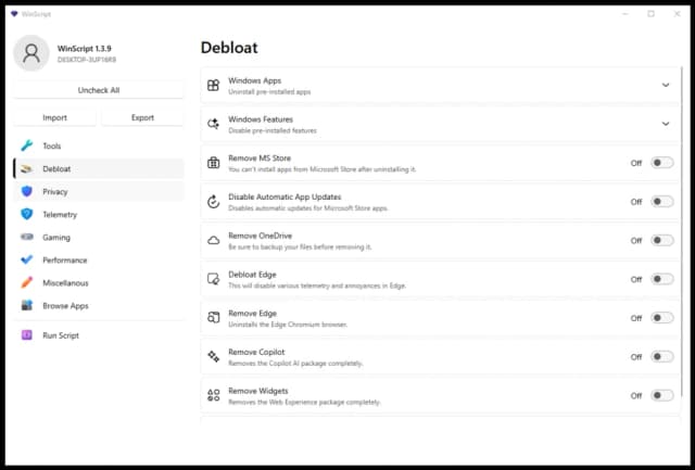 WinScript screenshot 4