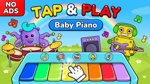 Baby Piano: Kids Music Games screenshot 1
