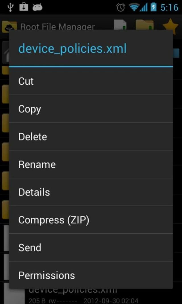 Root File Manager screenshot 4