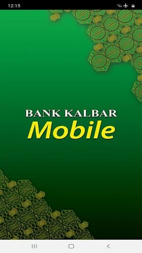 Mobile Banking Bank Kalbar screenshot 1