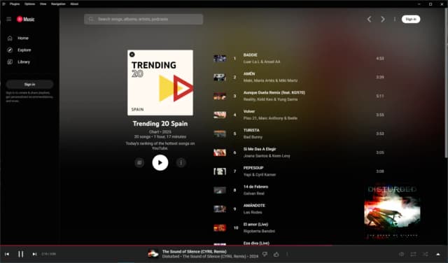 YouTube Music Desktop App (Unofficial) screenshot 2