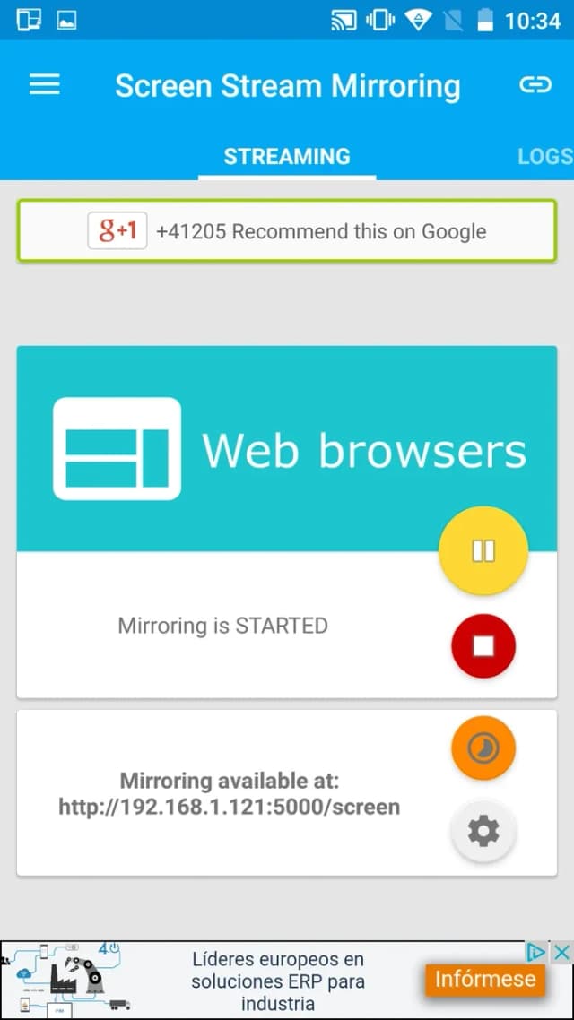 Screen Stream Mirroring screenshot 4