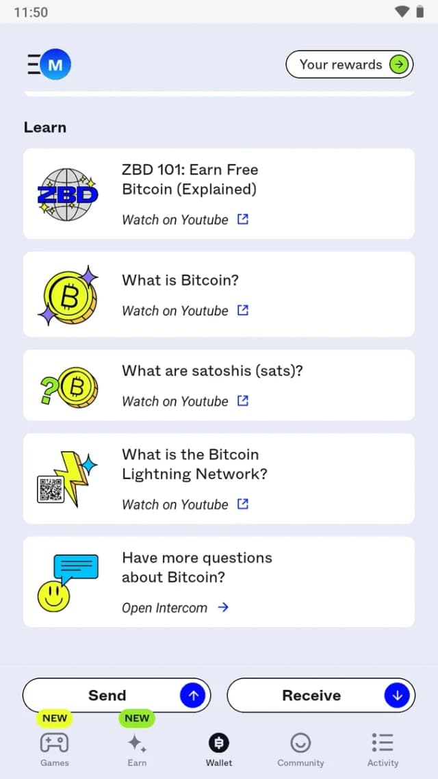 ZBD: Earn Bitcoin Rewards screenshot 4