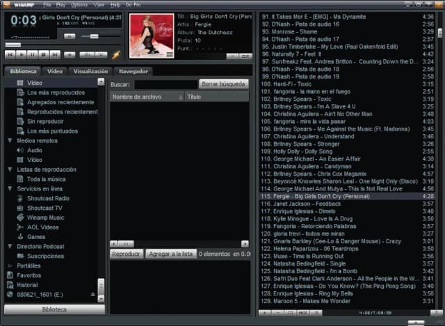 WinAMP Lite screenshot 1