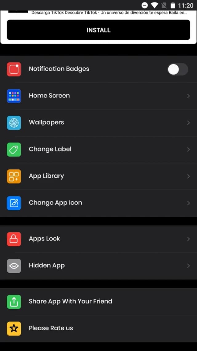 Launcher iOS 17 screenshot 2