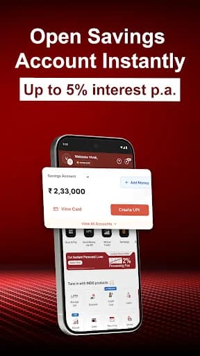 IndusInd Bank: Savings A/C, FD screenshot 1