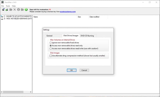 TransMac screenshot 2