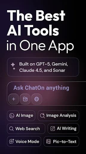 ChatOn - AI Chat Bot Assistant screenshot 1