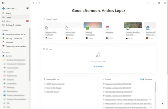 Notion screenshot 1