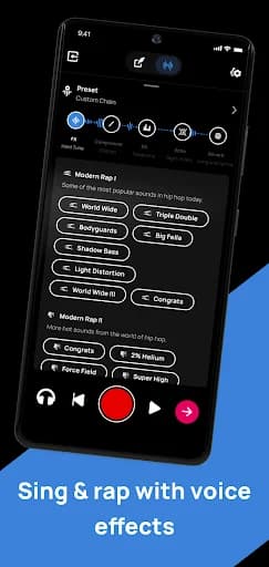 Voloco: Auto Vocal Tune Studio screenshot 3