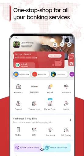 SIB Mirror+: South Indian Bank screenshot 1