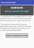 Samsung Retail Mode screenshot 1
